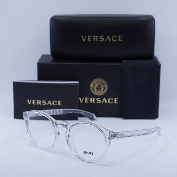 NEW VERSACE VE3355U 148 CRYSTAL 51mm EYEGLASSES - Picture 10 of 10